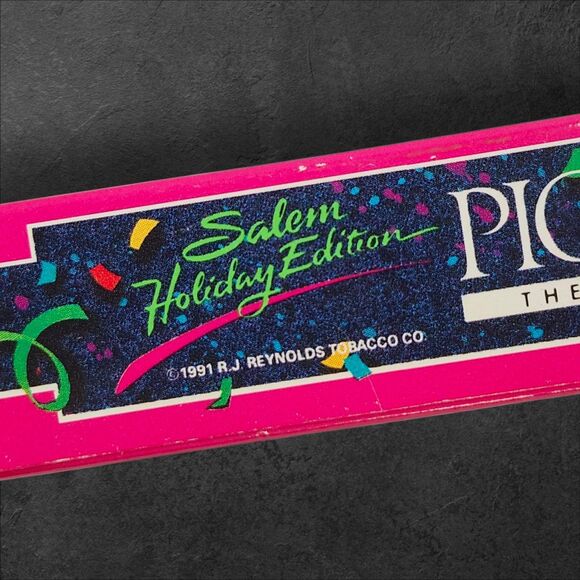 Vintage 1991 Salem Holiday Edition Pictionary Travel Game Tobacco Promo Complete - Picture 7 of 8